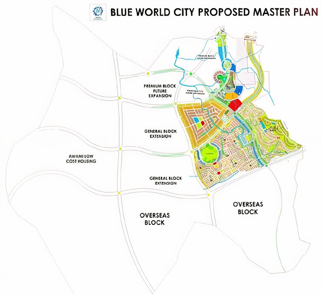 Blue World City master plan