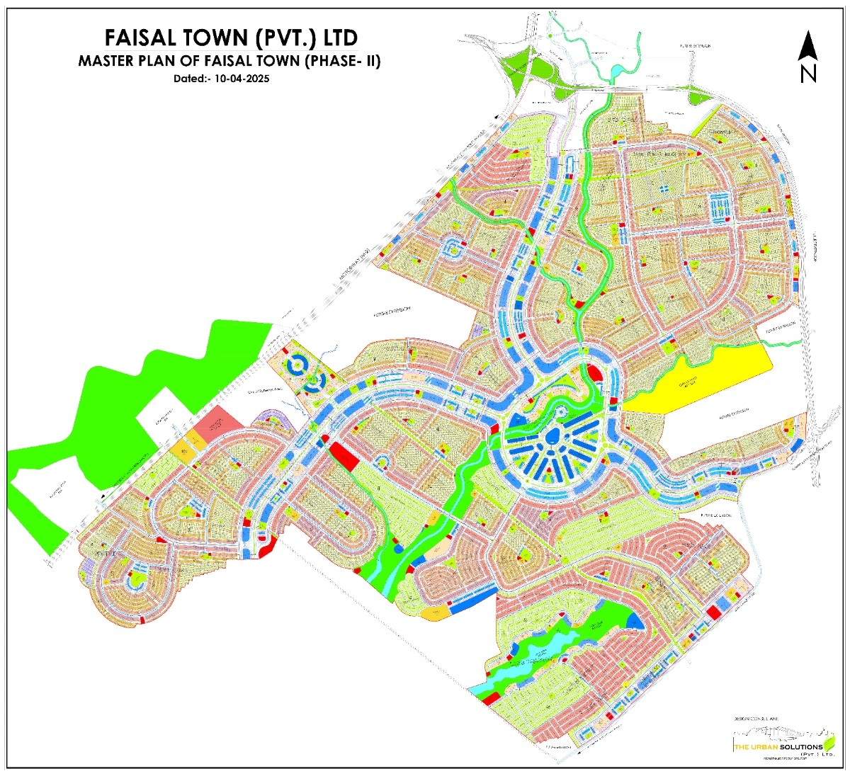 Faisal Town master plan
